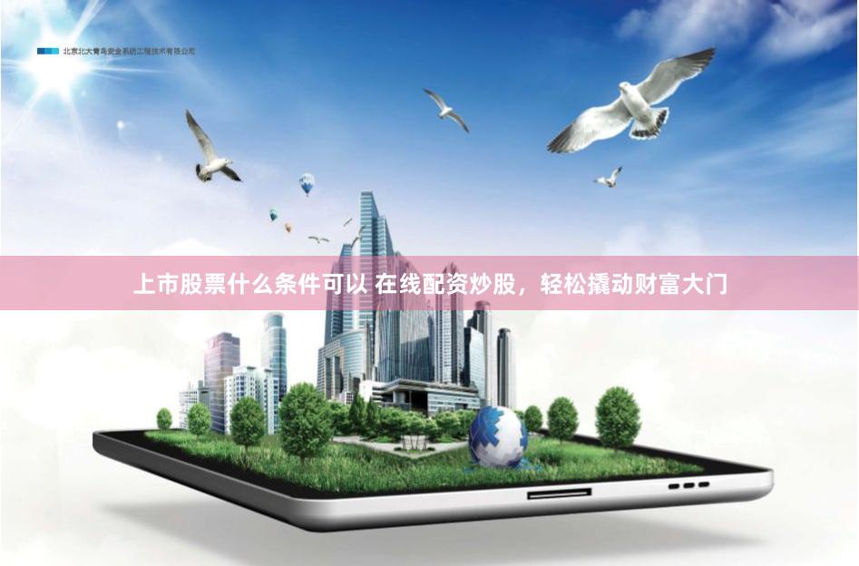 上市股票什么条件可以 在线配资炒股，轻松撬动财富大门